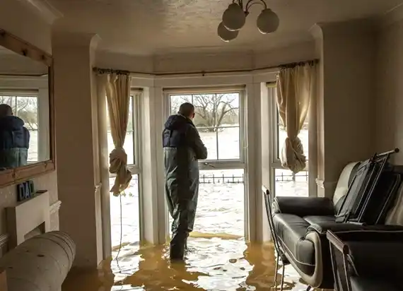 water damage restoration service Wolcottville